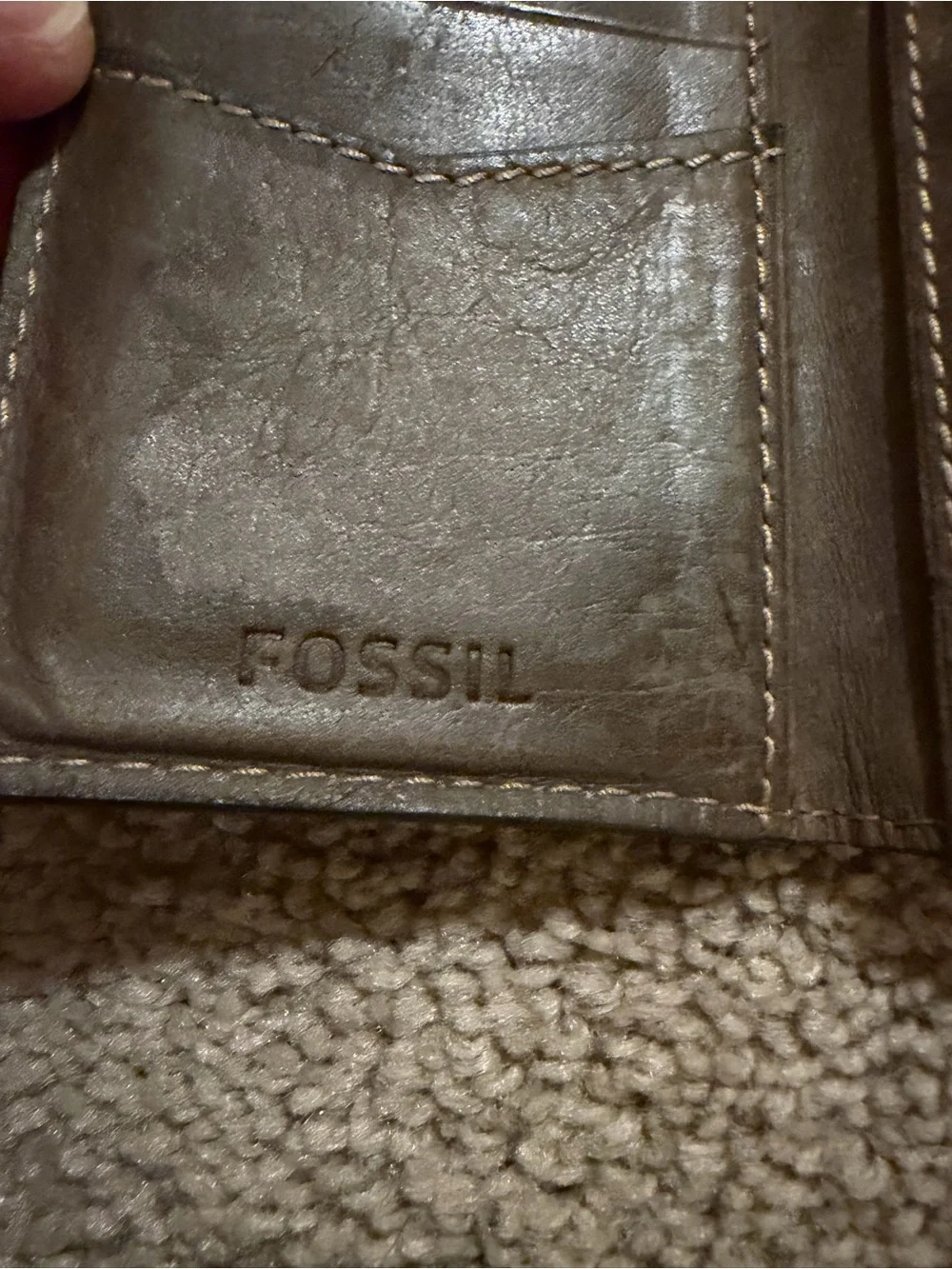 Fossil Classic Brown Leather Bi-Fold Wallet - Men